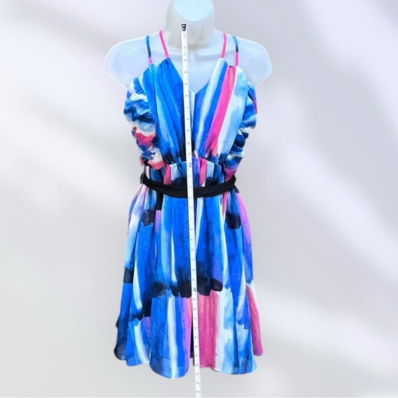 Candie’s Blue/Multicolor Dress XL - Picture 3 of 16